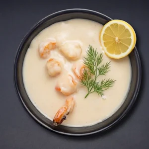 شوربة روبيان بالكريمة