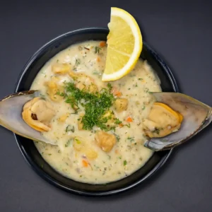 شوربة سيفود بالكريمة