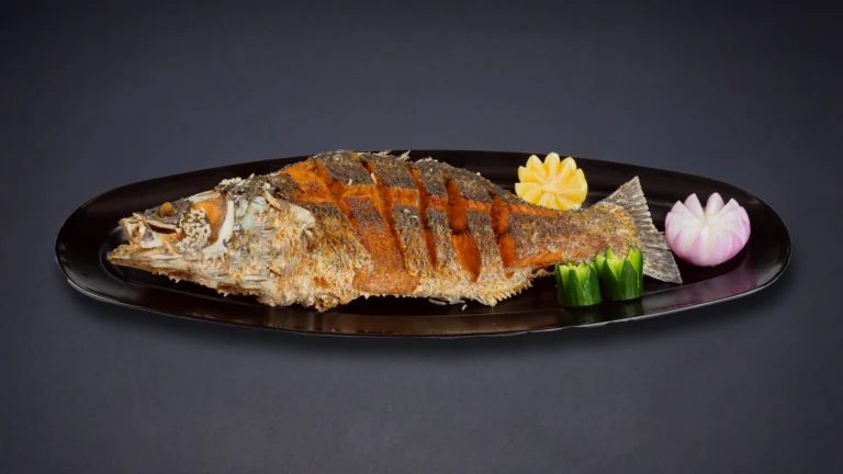 سمك قاروص مقلي (1 كيلو)