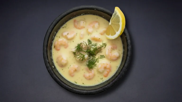 طاجن روبيان بالكريمة