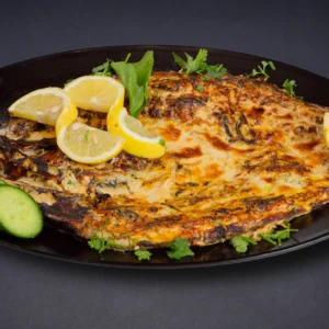 سمك شعور بالفرن مع الطحينة (1 كيلو)