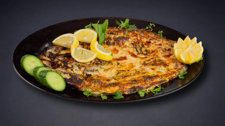 سمك شعور بالفرن مع الطحينة (1 كيلو)