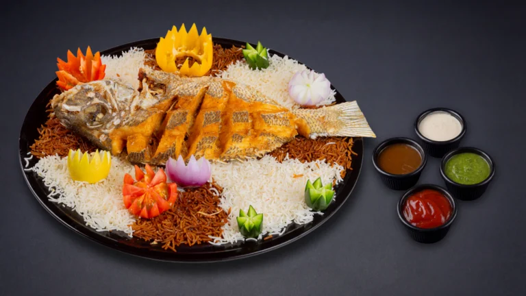 طبق قمر مقلي