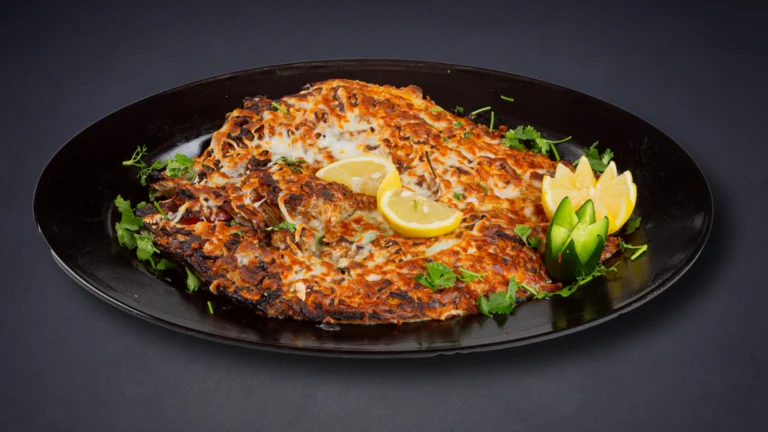 سمك قاروص بالفرن مع الجبن (1 كيلو)