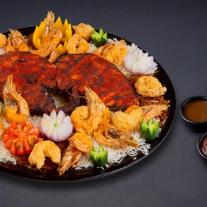 طبق كنعد وروبيان كبير بالفرن