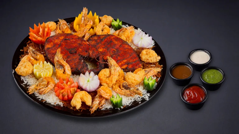 طبق كنعد وروبيان كبير بالفرن