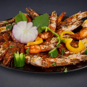 روبيان بالقشر بالفرن (نصف كيلو)